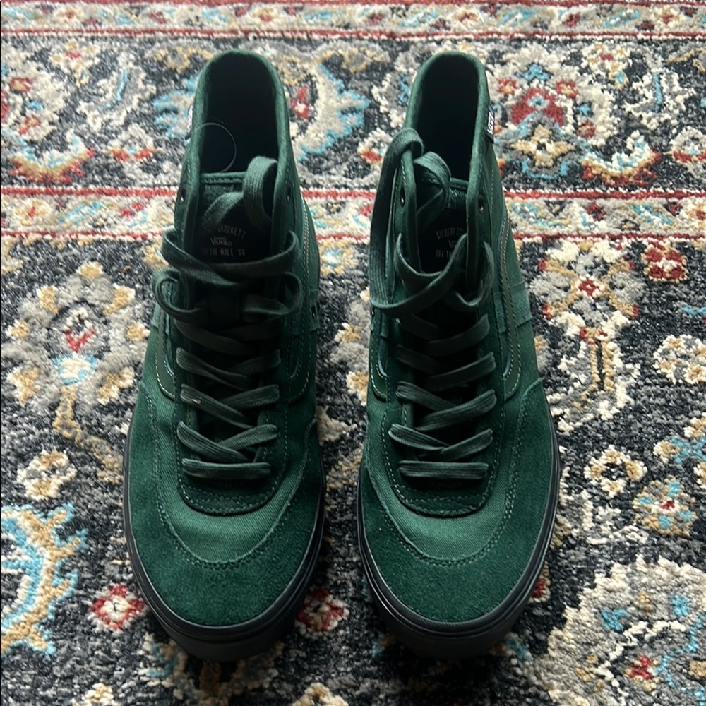 VANS Green High-Top Sneakers